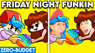 FNF POP IT BATTLE WITH ZERO BUDGET! (FRIDAY NIGHT FUNKIN POP IT BATTLE PARODY BY LANKYBOX!)