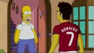 Cristiano Ronaldo vs Homer Simpsons