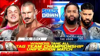 Winners Take All Tag Team Championship Unification Match (Full Match Part 1/2)