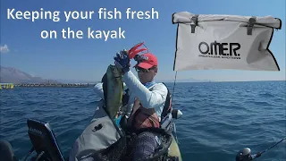 How to keep fish fresh on a kayak: OMER Fish Cooler Bag