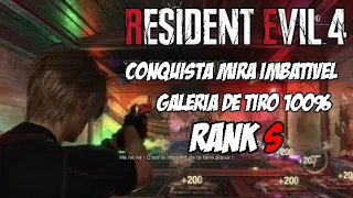 RESIDENT EVIL 4 REMAKE - GALERIA DE TIRO 100% RANK S (Troféu Mira Imbátivel)