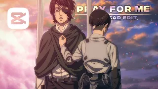 Hange last fight | sad/badass🔥 | Pray for me [AMV/EDIT] @GOJO  remake capcut.