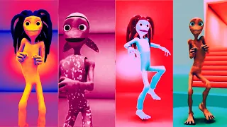 COLOR DANCE CHALLENGE EVERYBODY EL TAIGER ME KEMASTE VS GREEN ALIEN VS DAME TU COSITA