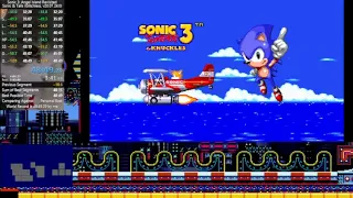 (Obsolete) Sonic 3 AIR S+T Beat The Game Glitchless Speedrun in 48:49