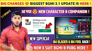 BIG CHANGES 😍 M4 Glacier & Fool Back | Bgmi New Update is Here | New Character | Next X Suit Bgmi
