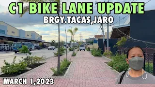 BRGY. TACAS,JARO ILOILO CITY C1 BIKELANE UPDATE AS OF MARCH 1,2023