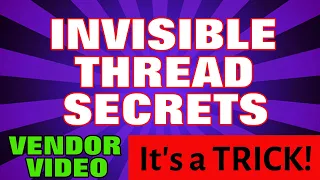 Invisible Thread - How To Do Incredible Tricks - Secrets Revealed - MagicTricks.com