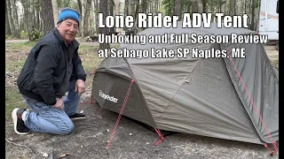 Lone Rider ADV Tent Unboxing and Full Season Review