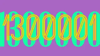 Attaboy fonts and colours 1 to 2000000