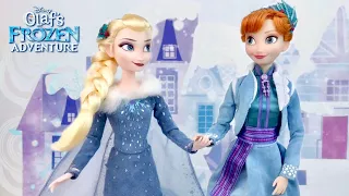 Olaf’s Frozen Adventure Anna and Elsa Doll set from Disney Store (Unboxing & Review)