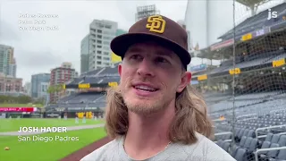 Former Brewers closer Josh Hader reflects on the trade that brought him to Padres