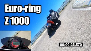 Kawasaki Z1000 GEN1 - BMW S1000RR train@ Euro-ring 1:26:16