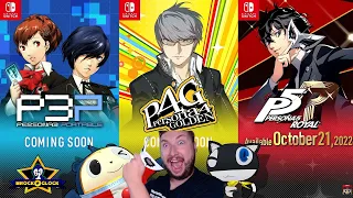 Persona is Coming to Nintendo Switch Reaction!