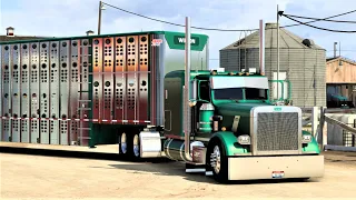 *ROLLIN UPDATE*  Complete Build and Drive - Flat Top Peterbilt 389 | American Truck Simulator |