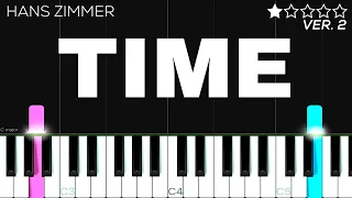 Hans Zimmer - Time | EASY Piano Tutorial