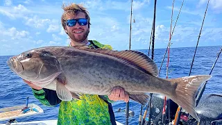 Insane Gag Grouper and Red Snapper Overnight trip Limited Out! (Strikelines Charts)