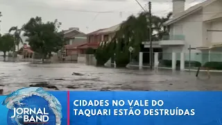 Cidades no Vale do Taquari estão destruídas após as fortes chuvas no RS | Jornal da Band