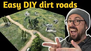 Warhammer terrain - How to make realistic dirt roads easy
