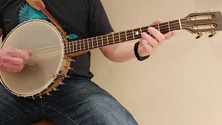 "The Merry Blacksmith" reel on Irish tenor banjo