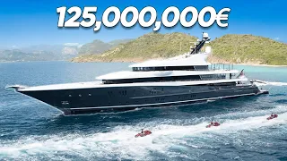 Je visite l'un des yachts les plus chers du monde (cinéma, 3 piscines..)