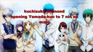 OP FULL Lyrics Yamada-Kun To 7-Nin No Majo [Kuchizuke Diamond] [Weaver]