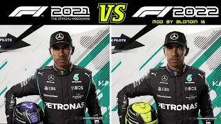 F1 2021 VS F1 2022 Mod ( liveries, helmets and suits) New Trailer