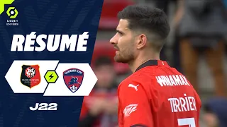 STADE RENNAIS FC - CLERMONT FOOT 63 (3 - 1) - Highlights - (SRFC - CF63) / 2023-2024