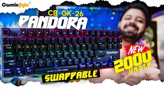 Cosmic Byte Pandora CB-GK-26 Best Mechanical Gaming Keyboard under 2000 in 2023 | @techboxhindi