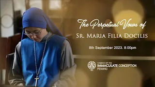 The Perpetual Vows of Sr. Maria Filia Docilis