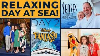 Relaxing Day at Sea! | Couple's Choice at Senses Spa | Formal Night | Disney Fantasy Cruise Day 2
