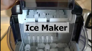 FREE VILLAGE Countertop Ice Maker - Make Ice Cubes in 6 Minutes