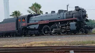 CP 2816 leading trailing units CP 7013 and CP 1407 and CP 4107 in Robstown Texas westbound