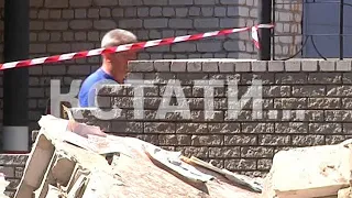 Спасение спасателей - в здании МЧС в Дзержинске рухнула стена