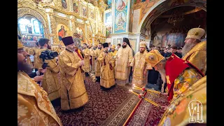 Предстоятель очолив недільне богослужіння в Києво-Печерській Лаврі