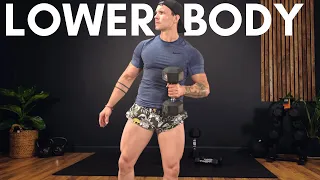 30 MIN TOTAL LOWER BODY WORKOUT with DUMBBELLS (Leg Day)