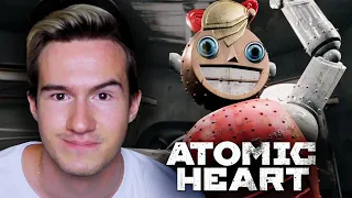 Atomic Heart Combat Trailer РЕАКЦИЯ АТОМИК ХАРТ