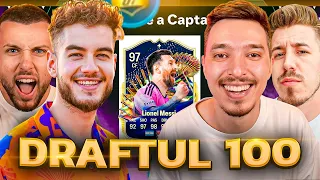 LOTERIA YOUTUBERILOR IL ADUCE PE MESSI TOTS IN DRAFTUL 100 CU PESTE 20 INVITATI !!! EA FC 24 ROMANIA