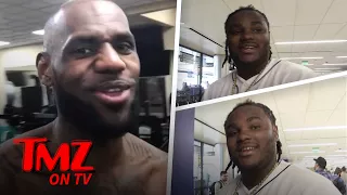 Lebron James Raps To Tee Grizzley’s ‘First Day Out’ and Record Sales BOOM! | TMZ TV