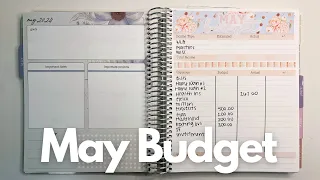 May Budget with Me | Finally Debt Free!! | SaraMarieStickers