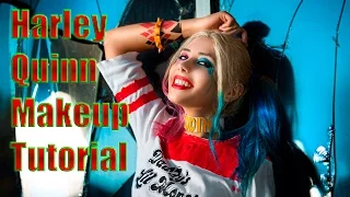 Harley Quinn Suicide Squad - Makeup Tutorial / Харли Квинн, отряд самоубийц - Макияж