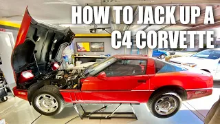 How To Jack Up A C4 Corvette