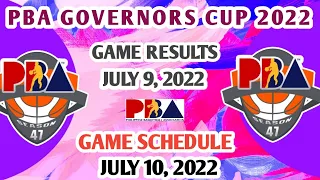 PBA GAME SCHEDULE JUNE 10, 2022 | PBA STANDING TODAY | PBA GAME RESULTS JUNE 9, 2022