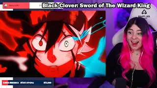 Mariana Alpha - Black Clover Sword of The Wizard King | ASTA VS CONRAD |  Black Clover Filme [REACT]