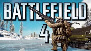 Battlefield 4 Final Stand Funny Moments - Snowmobile Takeout, Rail-gun Suicide, Rage Revenge!