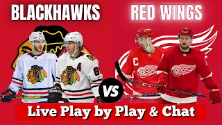 Chicago Blackhawks vs Detroit Red Wings Live NHL Preseason Play by Play & Chat