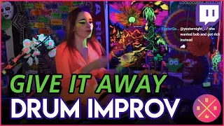 Give It Away live drum improv | SunfyreTV