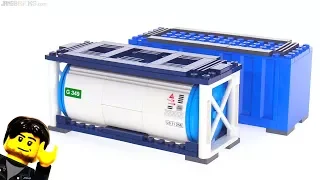 Custom LEGO ISO Tank Container MOC & build techniques