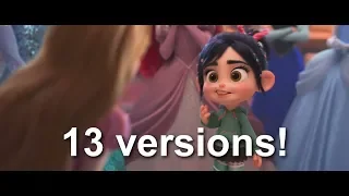 Ralph Breaks The Internet - Princesses Scene (One Line Multilanguage) (13 versions)