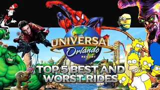 Top 5 Best and Worst Universal Orlando Rides