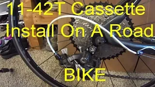 Installing an 11-42t Cassette on a Road Bike